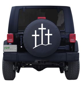 Good Friday Crosses Tire Cover 