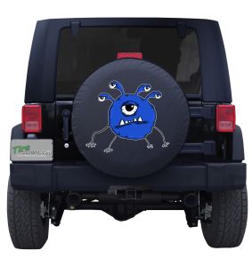 Five Eyed Alien Tire Cover 