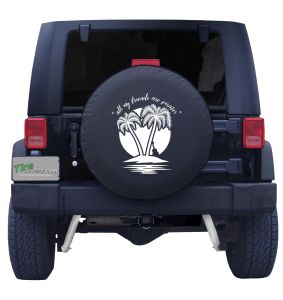 All of My Friends Are Pirates Tire Cover