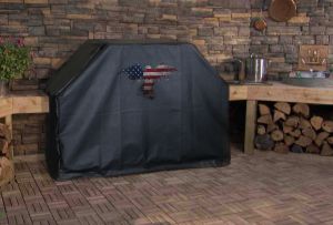 American Flag Eagle Outline BBQ Grill Cover