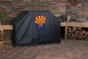 Arizona State Outline Flag Logo Grill Cover