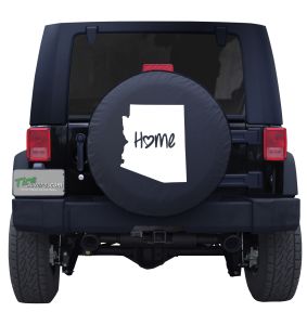 Arizona State Home Outline Tire Cover