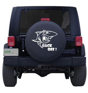 Back Off Shark Spare Tire Cover 