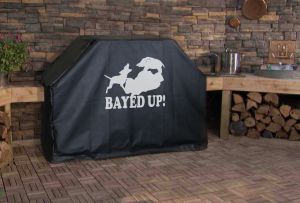 Bayed up Hog Hunting Logo Grill Cover