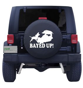 Bayed Up Hunting Dog Tire Cover 