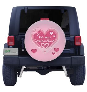 Be My Valentine Tire Cover