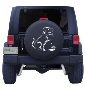 Best Friends Dog and Cat Tire Cover