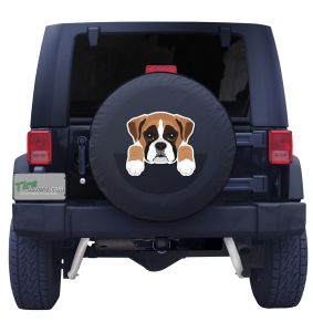 Boxer Puppy Tire Cover 