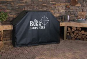 The Buck Drops Here Logo Grill Cover