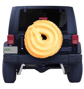 Butter Cookie Swirl Tire Cover