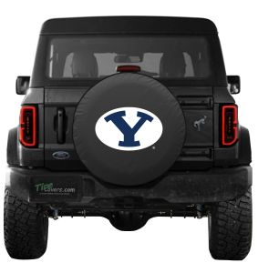 Brigham Young University Spare Tire Cover with Script Logo