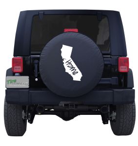 California State Home Outline Tire Cover 