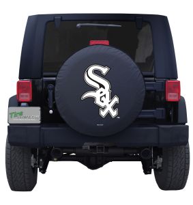 Chicago White Sox MLB Jeep Spare Tire Cover Logo on Black or White Vinyl