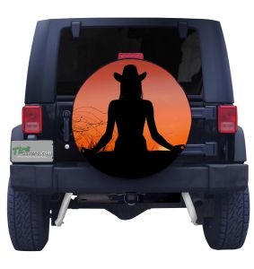 Country Girl Sunset Tire Cover