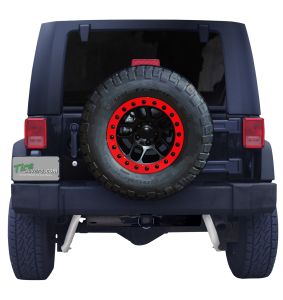 Level Red Terrain Tire Cover Front