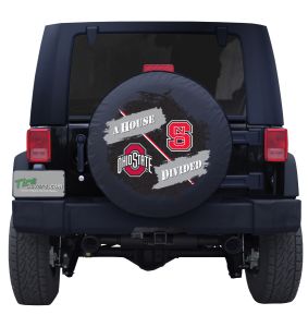Ohio State Buckeyes & South Carolina Gamecocks House Divided Spare Tire Cover