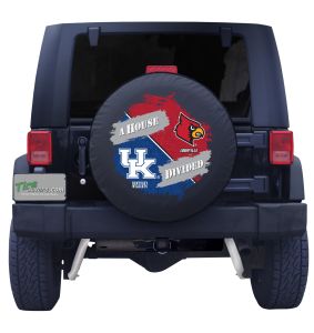 University of Kentucky and Louisville House Divided Tire Cover