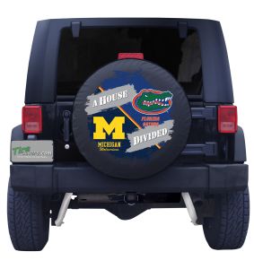 Univesity of Michigan and Florida Gators Tire Cover
