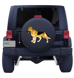 United States Army Scout Dog Tire Cover Front