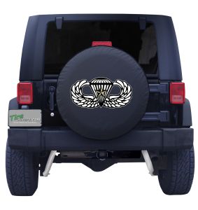 United States Army Paratrooper Tire Cover Front
