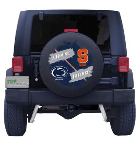 Penn State & Syracuse House Divided Tire Cover