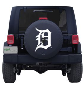 Detroit Tigers MLB Jeep Spare Tire Cover Logo on Black or White Vinyl