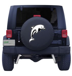 Dolphin Jumping Tire Cover Front