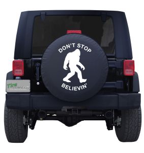 Bigfoot Don't Stop Believin' Custom Tire Cover
