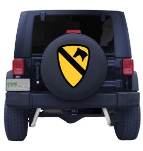 First Cavalry Division Jeep Tire Cover Badge