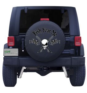 Fish Fear Me Tire Cover