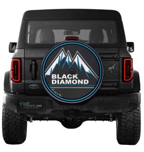 Bronco Black Diamond Badge Spare Tire Cover