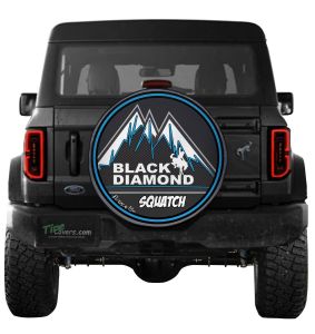 Ford Bronco Black Diamond Sasquatch Badge Tire Cover