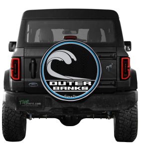 Ford Bronco Outer Banks Badge Spare Tire Cover