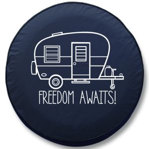 Freedom Awaits RV Tire Cover
