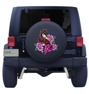 Geisha Women Tire Cover 