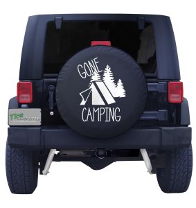 Gone Camping Spare Tire Cover Front