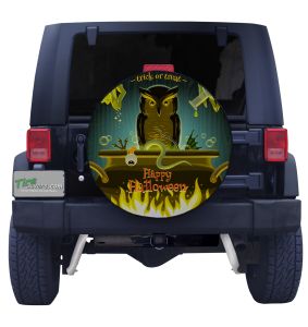 Trick or Treat Owl Tire Cover 