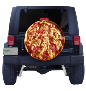 Hawiaan Pizza Tire Cover