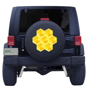 Honeycomb Tire Cover Front