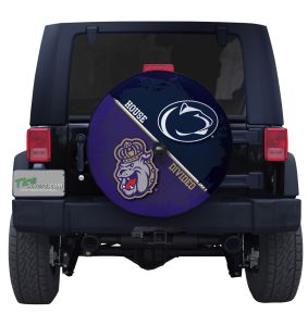 Ohio State & Michigan State House Divided Tire Cover