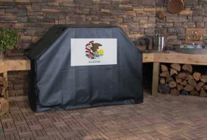 Illinois State Flag Logo Grill Cover