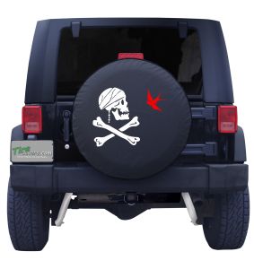Jack Sparrow Pirate Flag Tire Cover