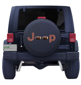 Jeep Football Tire Cover