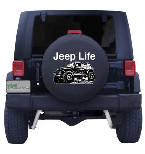 Jeep Life Tire Cover Front