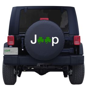 Jeep Shamrocks Tire Cover