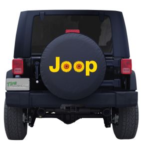 Jeep Sunflower Tire Cover Wrangler Custom Spare