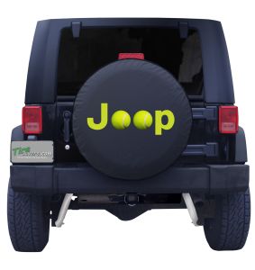 Jeep Tennis Ball Tire Cover