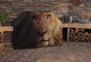 Lions Head Logo Grill Cover