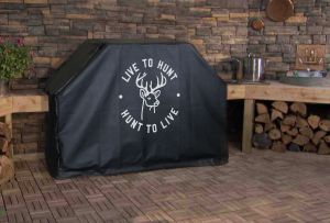Live to Hunt, Hunt, to Live Logo Grill Cover
