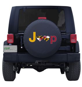 Maryland Jeep Flag Tire Cover